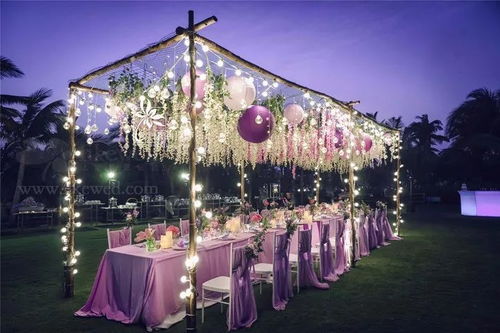 紫色魅影 十场精选婚礼，带你提前解锁2018年流行色风尚